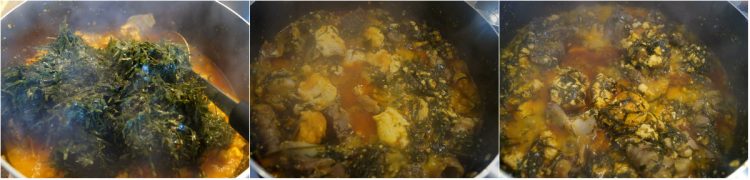 Lumpy Egusi and Okazi Soup - My Active Kitchen