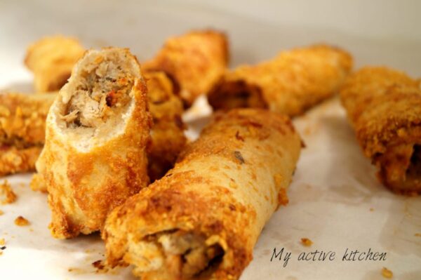 Crunchy Bread and Fish roll (Nigerian Fish Roll) - My Active Kitchen