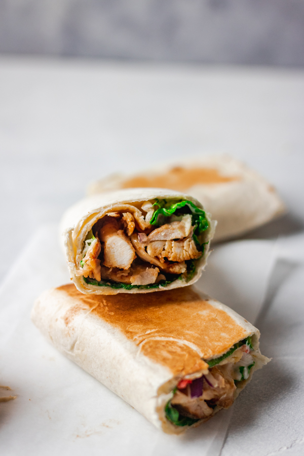 Easy Chicken Wrap - My Active Kitchen